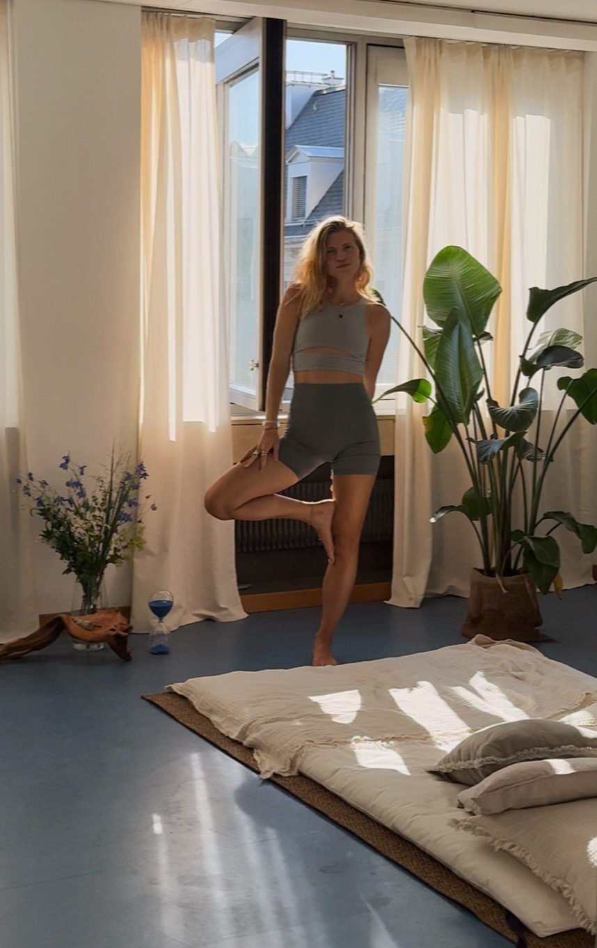 Standing yoga practice